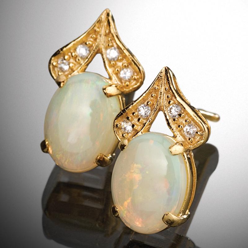 Opal Earrings